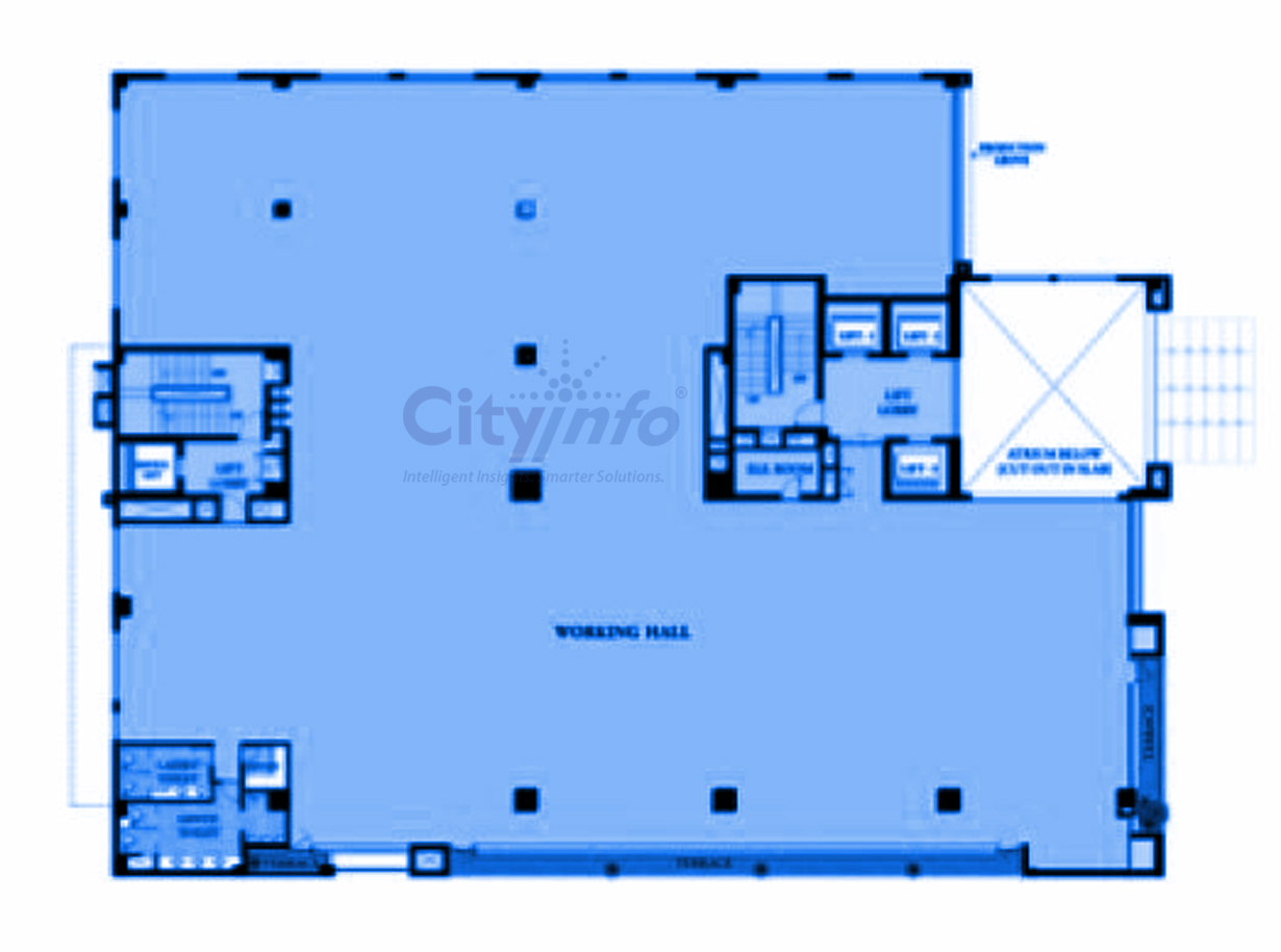  Floor image for Blue 1 Square (Blue One Square)